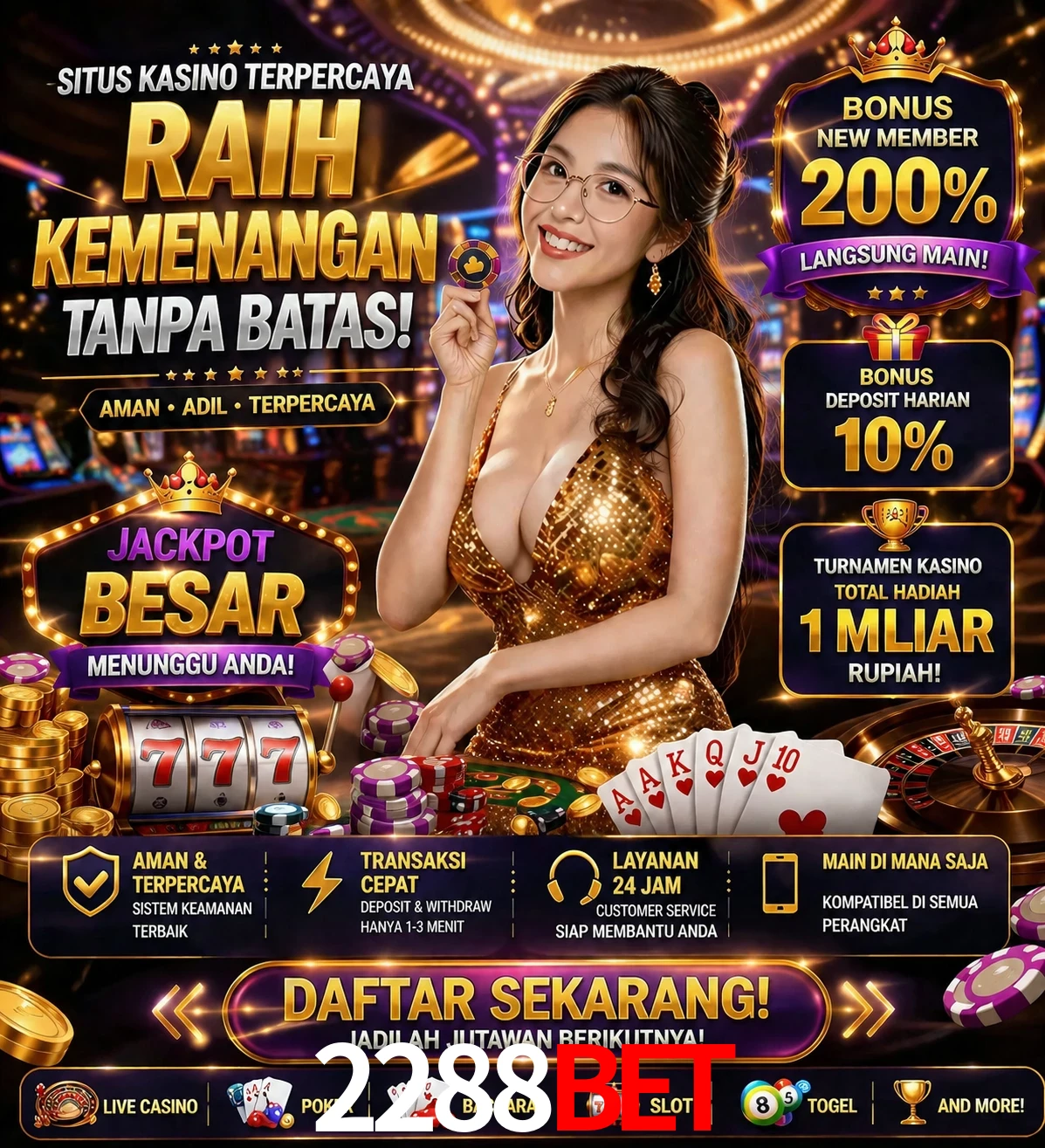Roleta e blackjack 2288bet